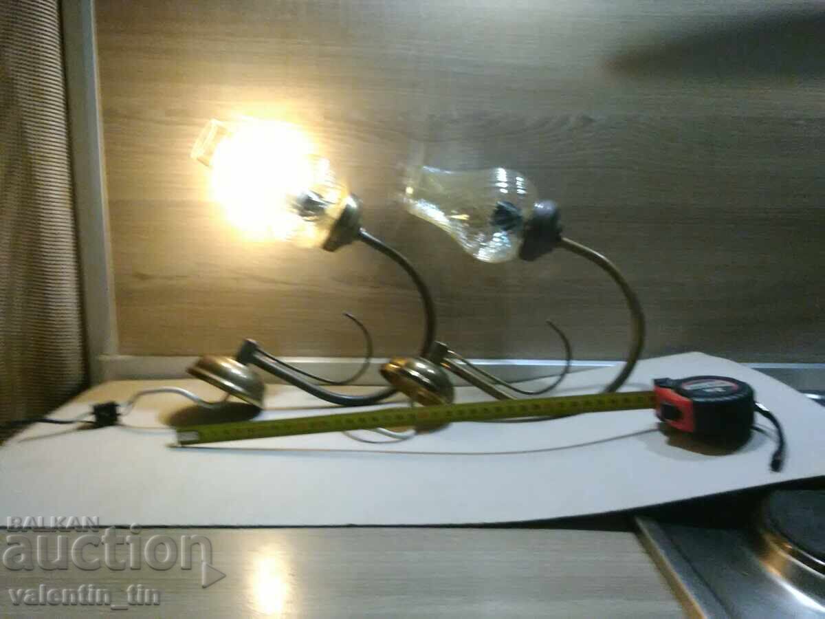 Auction Brass sconces, wall lamps - pair of 2 Auction Brass sconces, wall lamps - pair of 2
