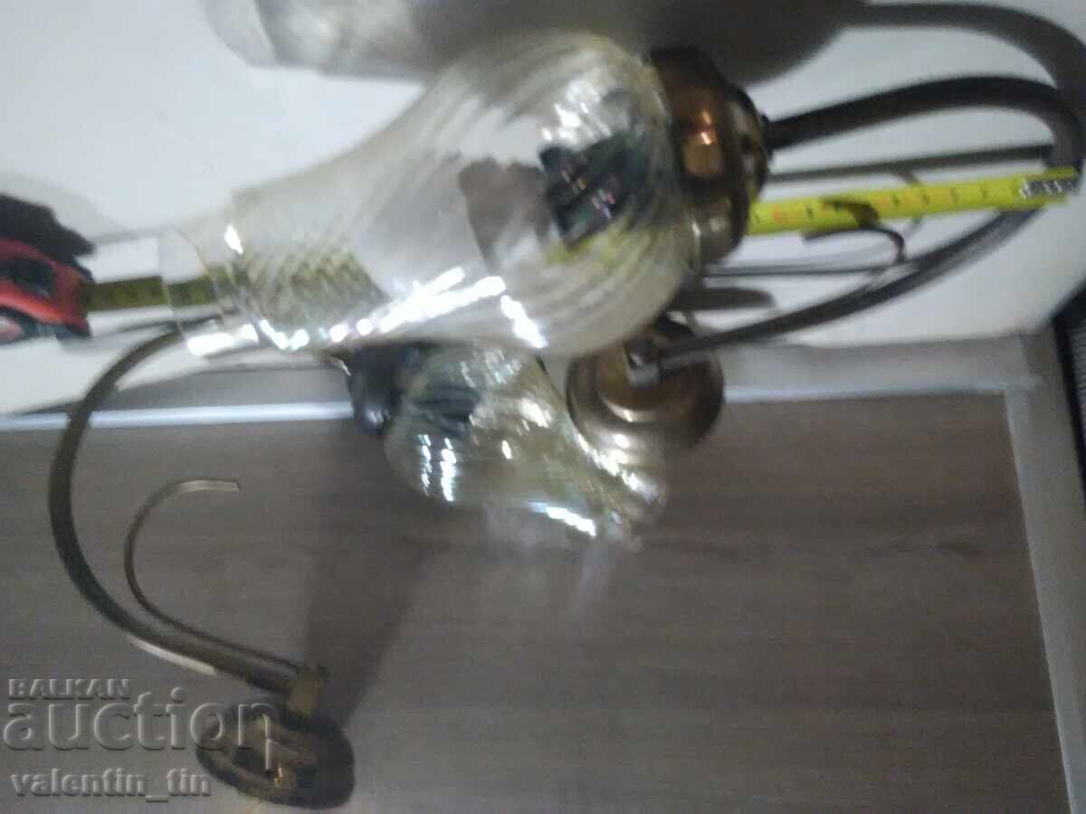 Brass sconces, wall lamps - pair of 2 - 6 Brass sconces, wall lamps - pair of 2 - 6