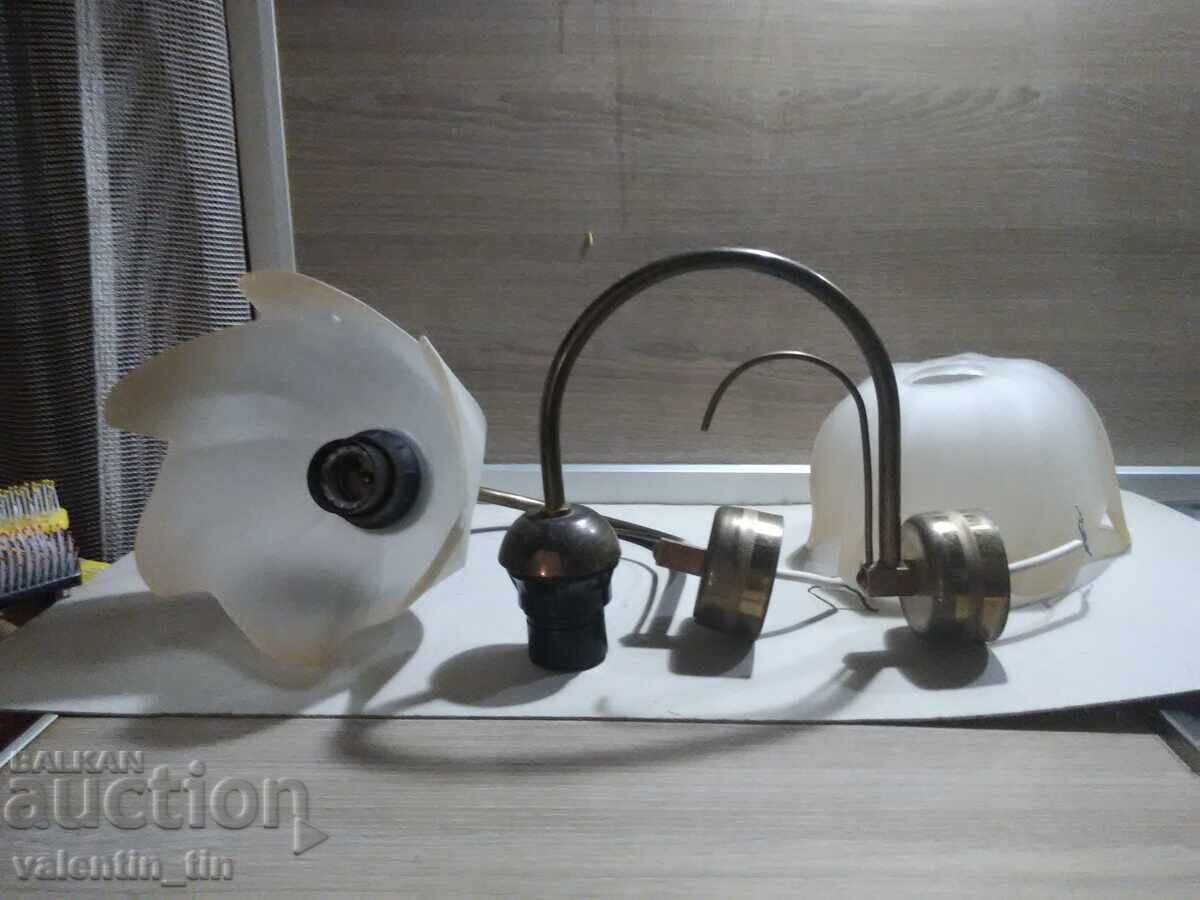 Auction Brass sconces, wall lamps, two identical Auction Brass sconces, wall lamps, two identical