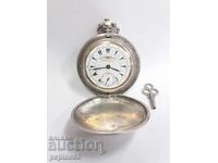 Silver Turkish Pocket Watch K.Serkisoff&Constantinopol