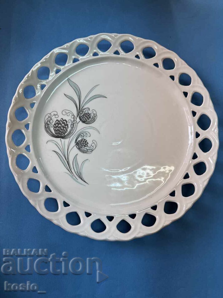 Bulgarian porcelain wall plate Isis