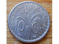 10 centimes 1940 - Indochina Franceză