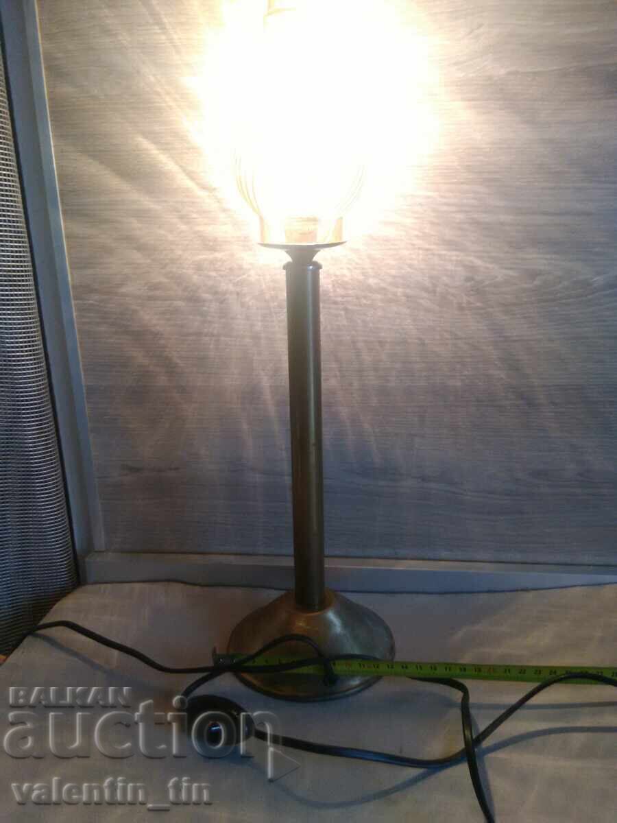 Brass table night lamp 49 centimeters high with price 59.00 BGN | € 30.17