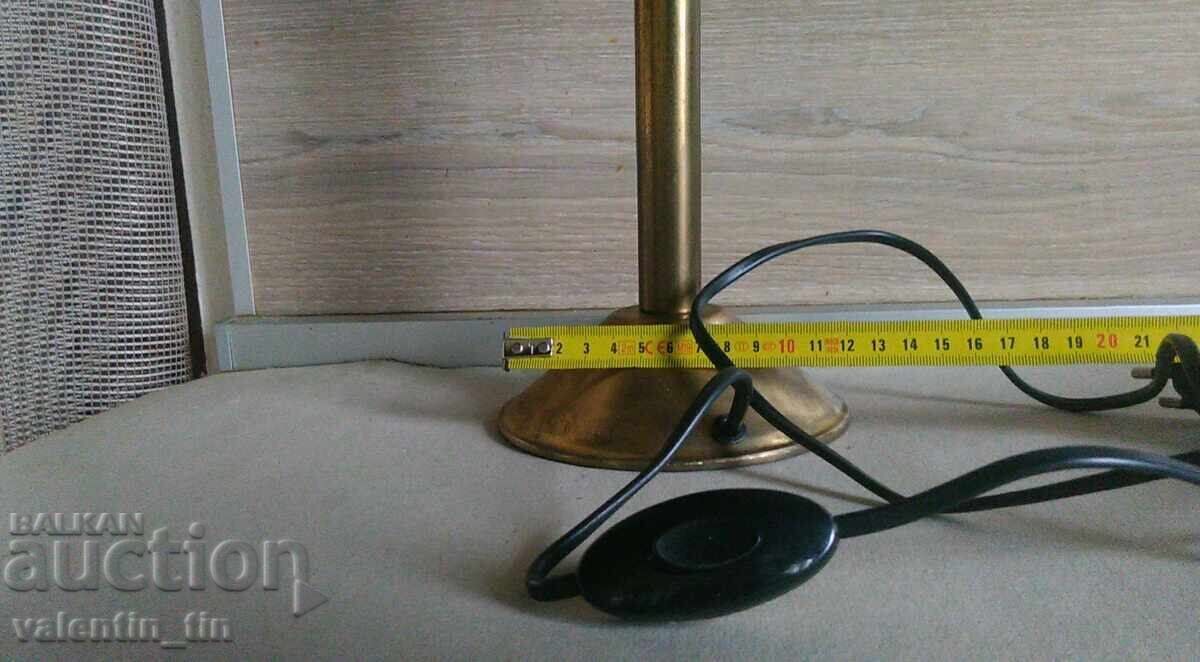 Delivery of Brass table night lamp 49 centimeters high
