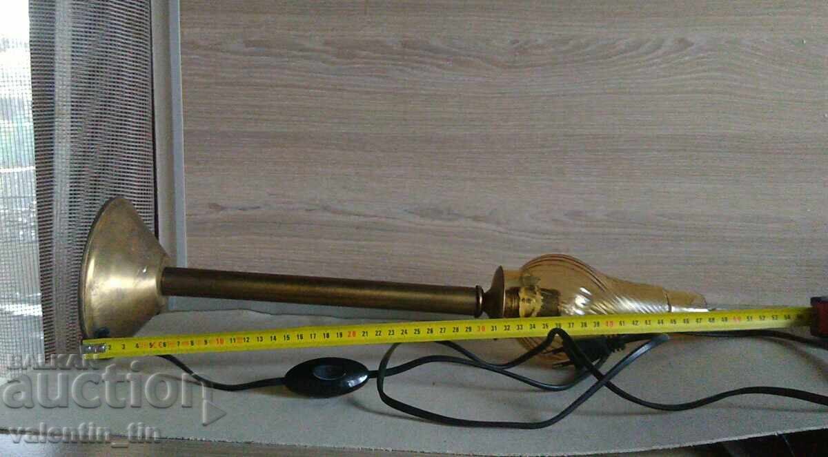 Brass table night lamp 49 centimeters high - 6