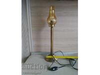 Brass table night lamp 49 centimeters high