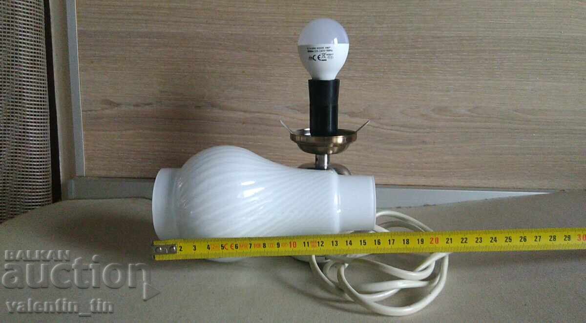 Auction  Night lamp, stainless steel table lamp