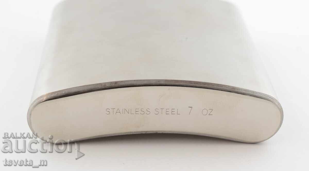 Auction Metal alcohol bottle 7oz / 270 ml Auction Metal alcohol bottle 7oz / 270 ml