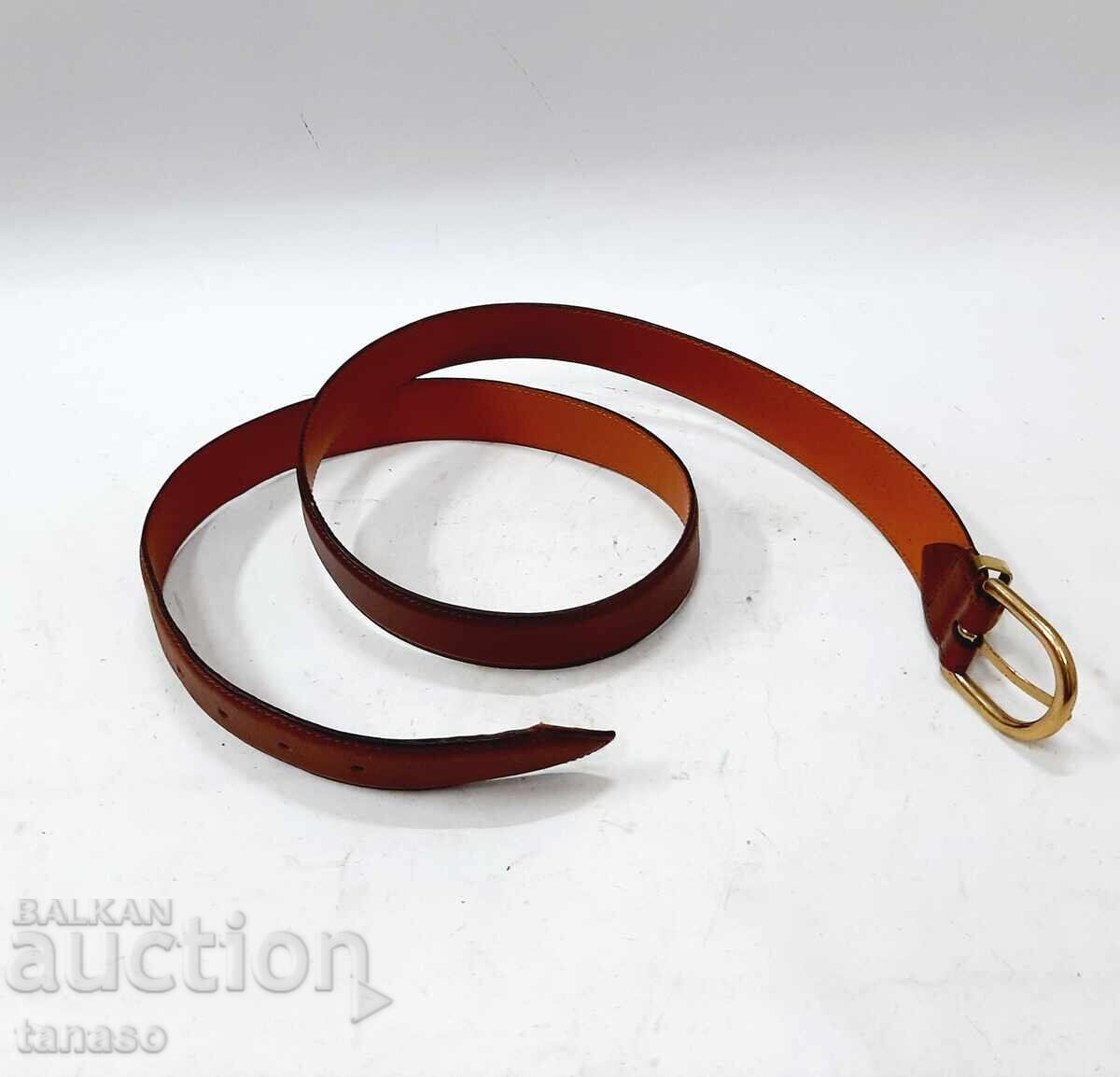 Leather belt(15.3) with price 20.00 BGN | € 10.23 Leather belt(15.3) with price 20.00 BGN | € 10.23