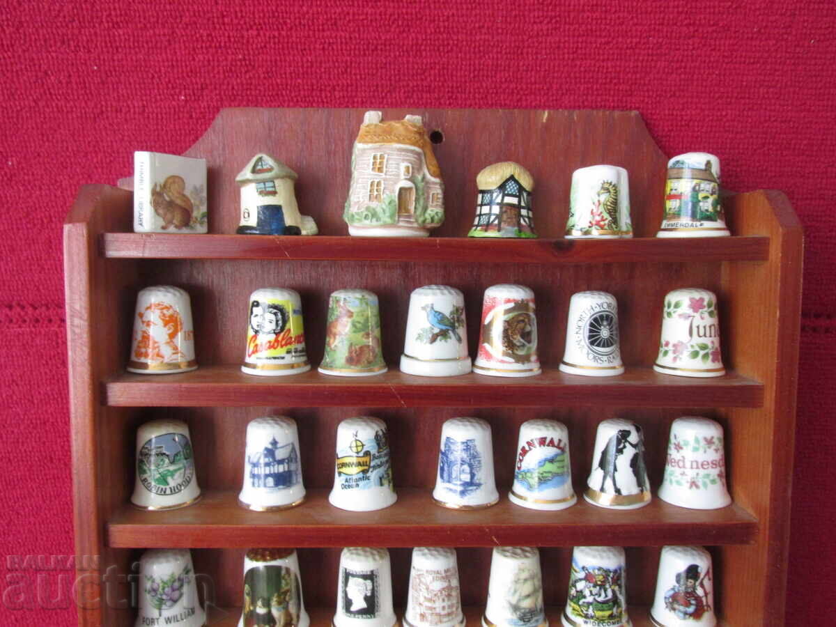 Thimbles collection with display with price 45.00 BGN | € 23.01 Thimbles collection with display with price 45.00 BGN | € 23.01
