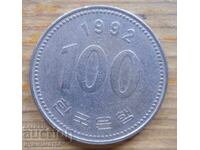 100 Won 1992 - South Korea