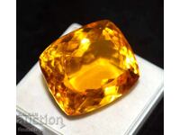 BZC! 5.70 pcs natural citrine cushion cert.GGL from 1st!