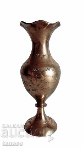 Old engraved Arabic brass vase with price 25.00 BGN | € 12.78 Old engraved Arabic brass vase with price 25.00 BGN | € 12.78