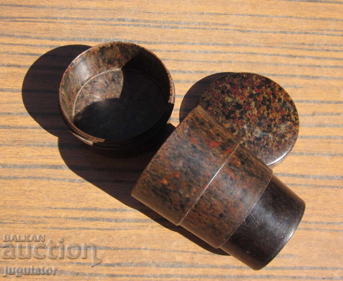 old bakelite folding cup cup in a bakelite box - 6 old bakelite folding cup cup in a bakelite box - 6