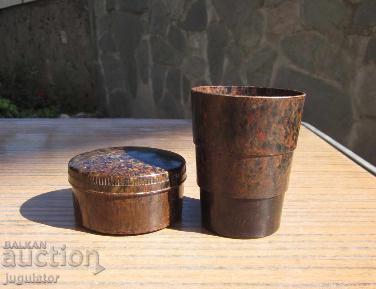 old bakelite folding cup cup in a bakelite box old bakelite folding cup cup in a bakelite box