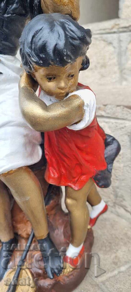 Old metal sculpture. Figure. Antique - 6 Old metal sculpture. Figure. Antique - 6