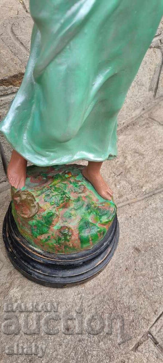 Delivery of Old metal sculpture. Figure. Antique Delivery of Old metal sculpture. Figure. Antique