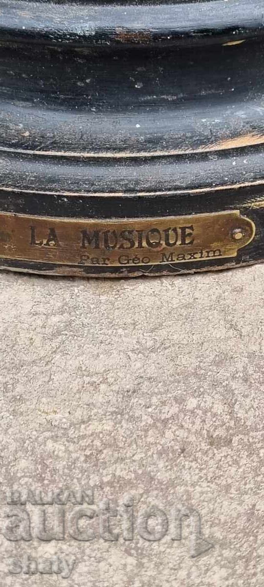 Old metal sculpture. Figure. Antique - 5 Old metal sculpture. Figure. Antique - 5