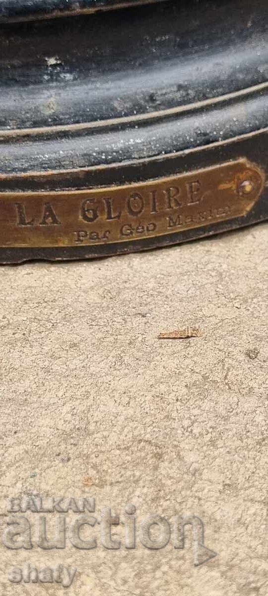 Sculptură veche din metal. Figura. Antic - 6