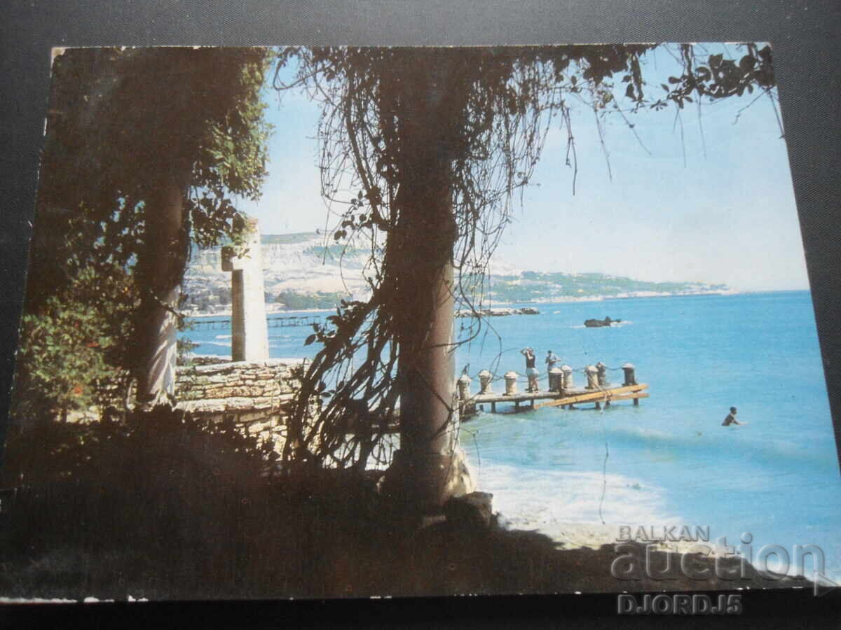 BALCIC. Vedere de la plajă, carte poștală veche