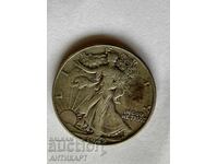 САЩ  половин долар half dollar сребърна монета 1942