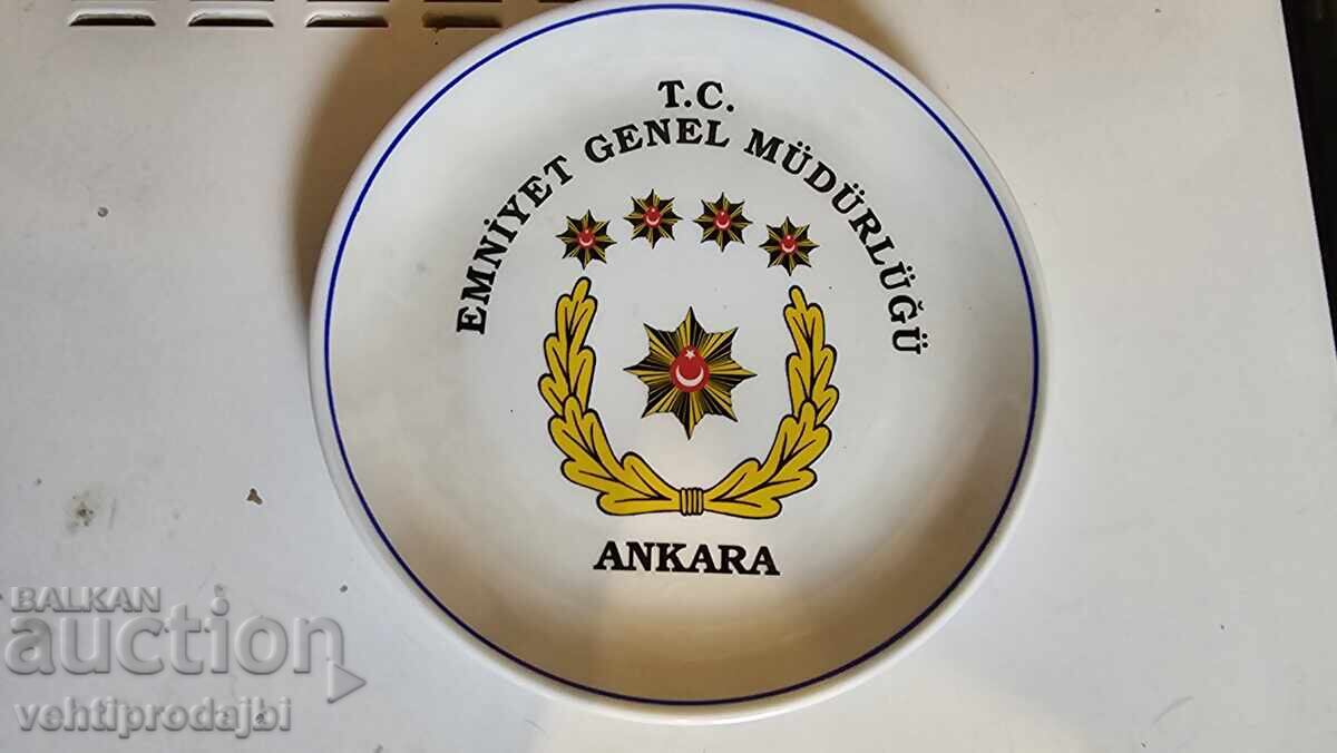 Porcelain award plate, Turkish! Porcelain award plate, Turkish!
