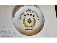 Porcelain award plate, Turkish!