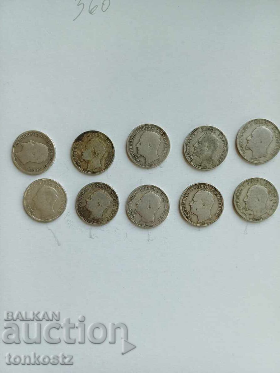 10бр. По 1лв. 1891г. с цена € 87.00 | 170.16 лв.