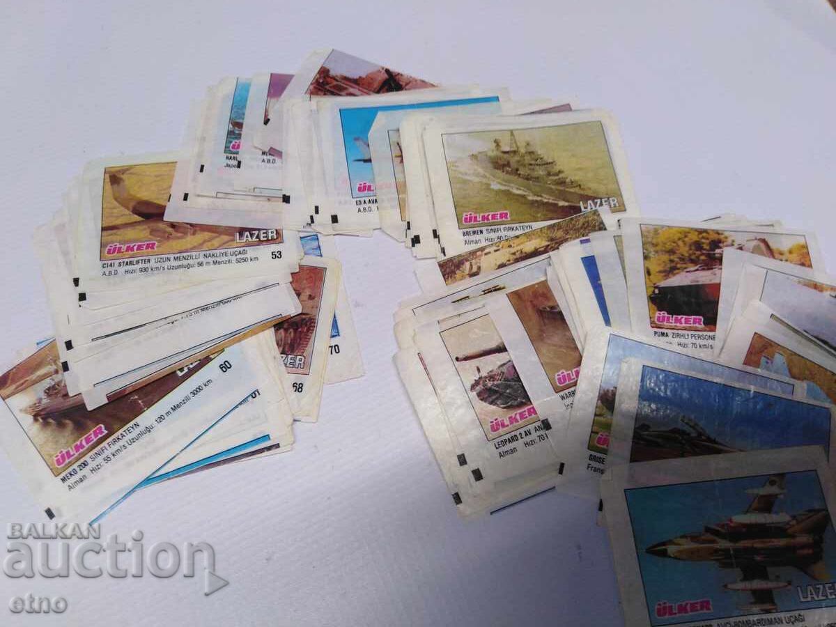 68 pieces of SOC CHEMICAL GUM PICTURES-"LAZER" with price 65.00 BGN | € 33.23 68 pieces of SOC CHEMICAL GUM PICTURES-"LAZER" with price 65.00 BGN | € 33.23