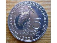 5 francs 2014 - Burundi