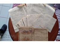 Old deeds and certificates over 60 pieces