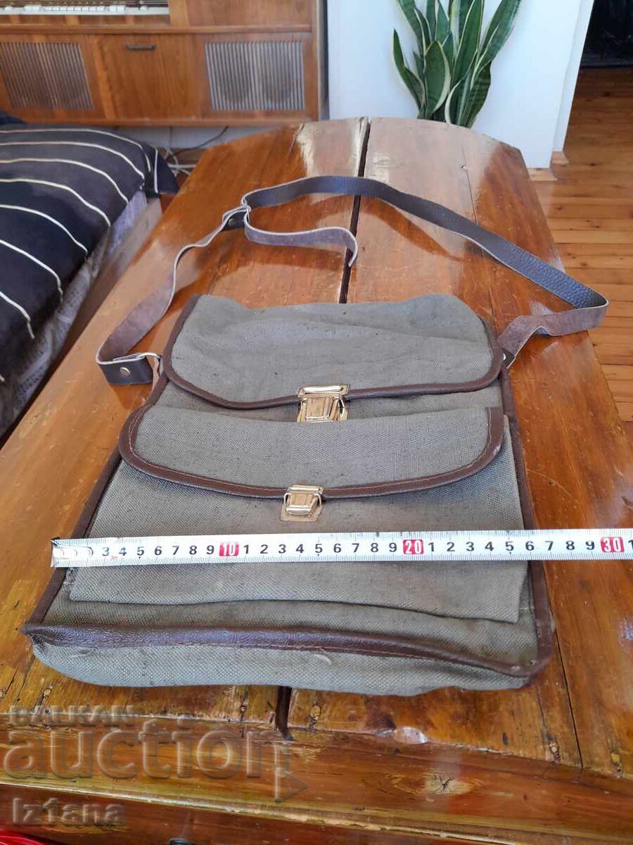 Old canvas bag with price 32.00 BGN | € 16.36 Old canvas bag with price 32.00 BGN | € 16.36