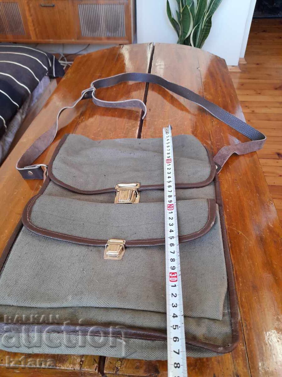 Auction Old canvas bag Auction Old canvas bag