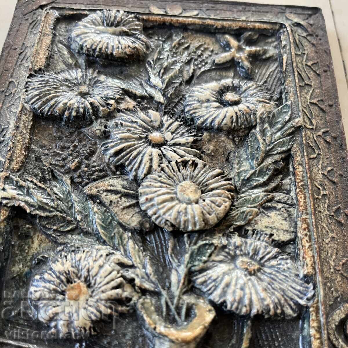 Auction  Iliya Aleksiev panel - ceramics