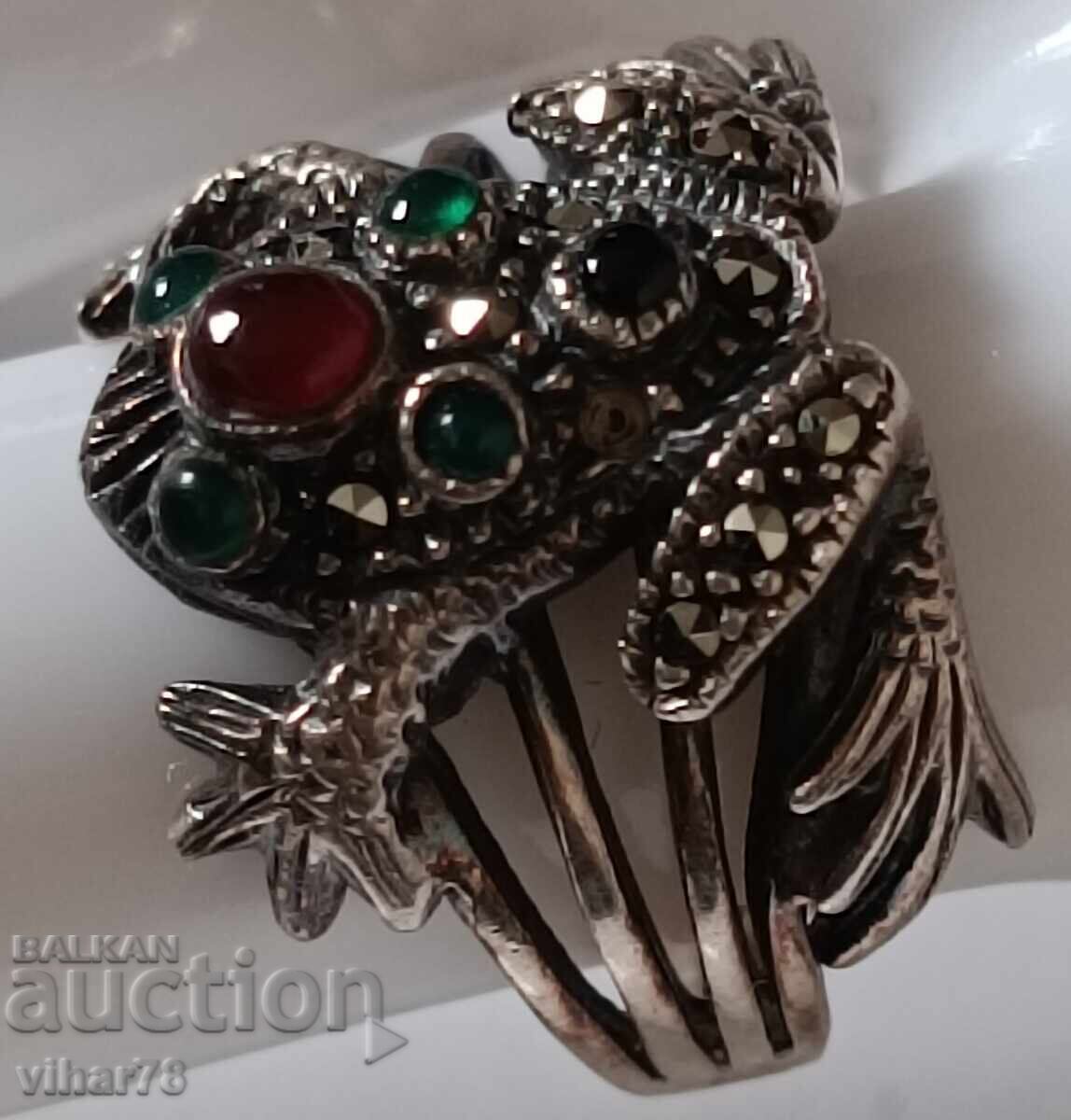 WOMEN'S SILVER FROG RING WOMEN'S SILVER FROG RING