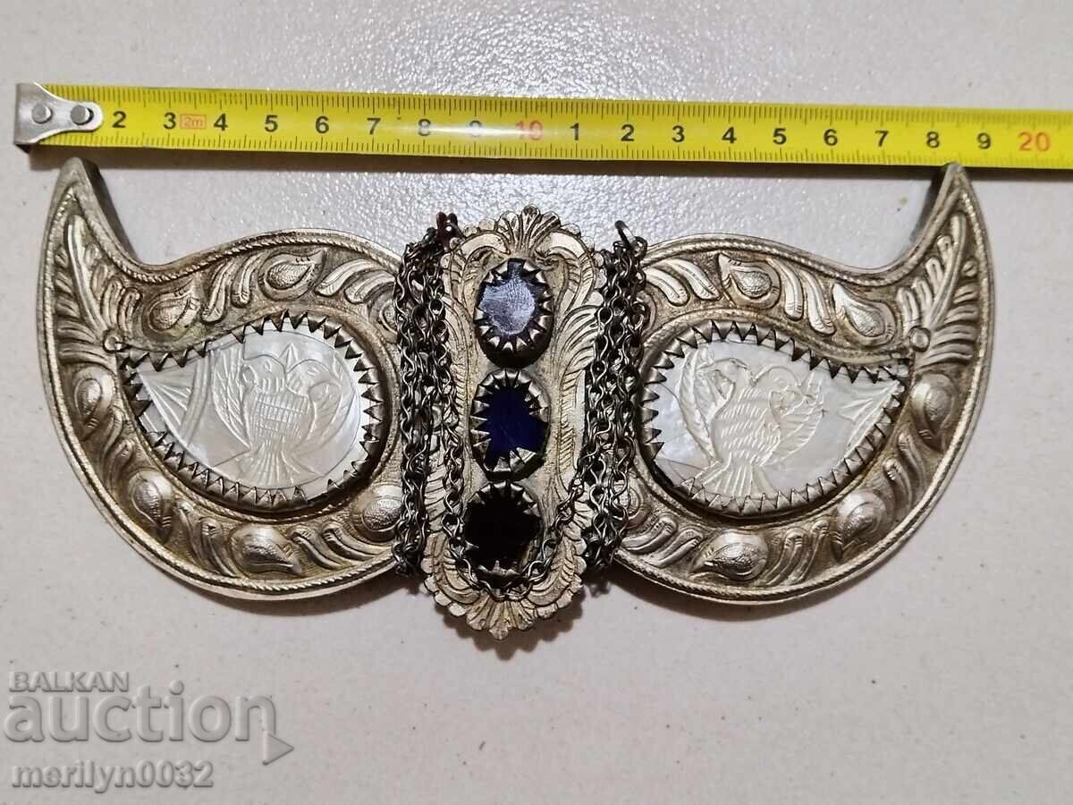 Delivery of Mid 19th century silver pafts with mother-of-pearl in pafta jewelry Delivery of Mid 19th century silver pafts with mother-of-pearl in pafta jewelry