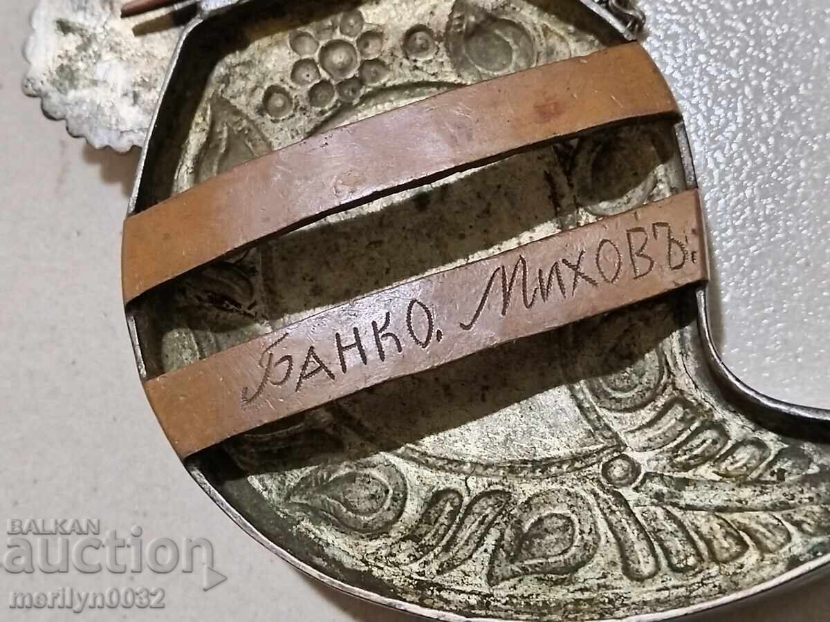 Mid 19th century silver pafts with mother-of-pearl in pafta jewelry - 6 Mid 19th century silver pafts with mother-of-pearl in pafta jewelry - 6