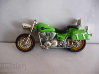 Motorcycle rocker toy powerful Harley green chopper highway h