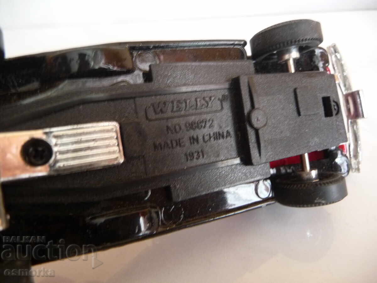 Retro car 1932 Welly car old toy classic parts - 7 Retro car 1932 Welly car old toy classic parts - 7