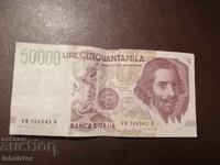 Italia 50.000 lire 1992