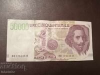 1992 year 50000 lire Italy