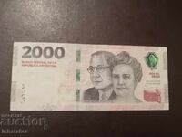 2000 pesos Argentina 2023