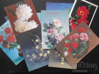 Old Russian greeting cards, 10 pieces