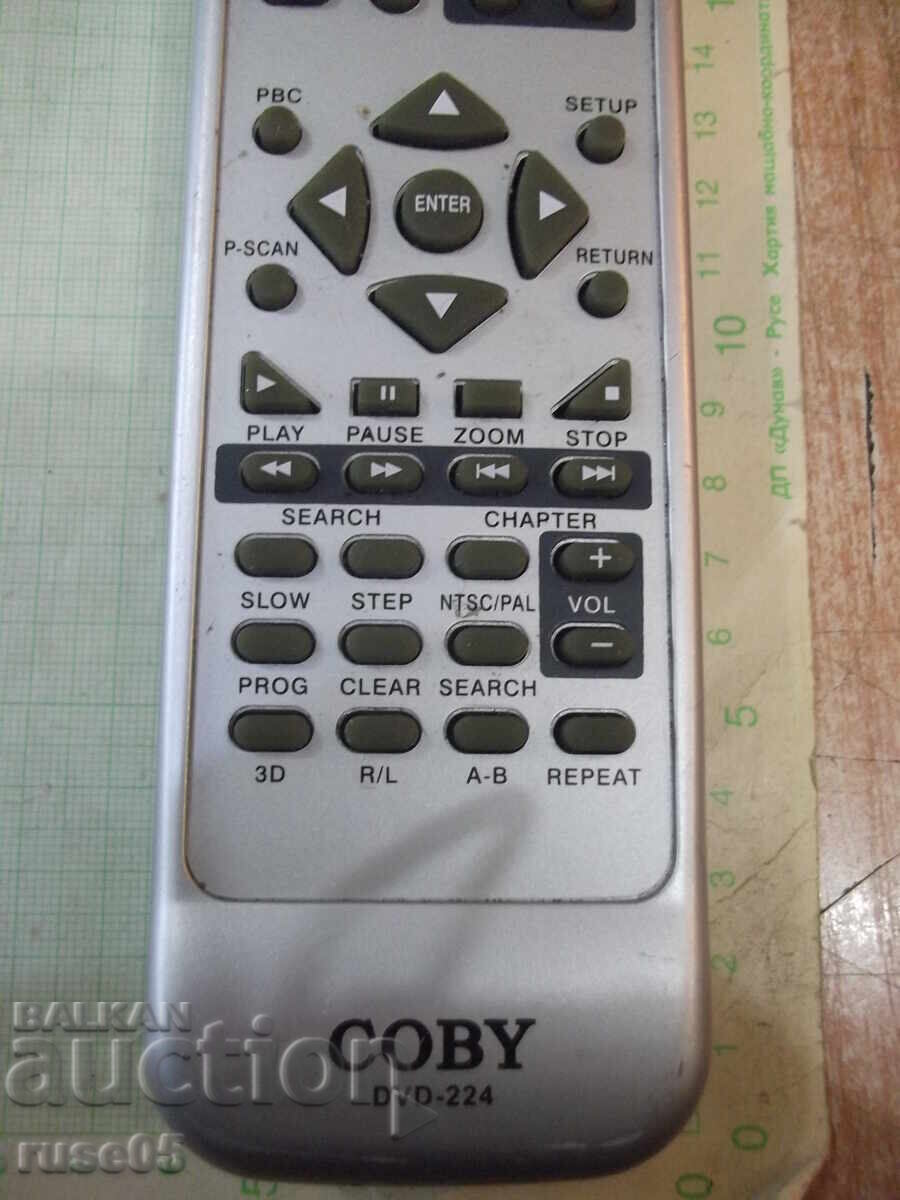 Auction Remote "COBY" working Auction Remote "COBY" working