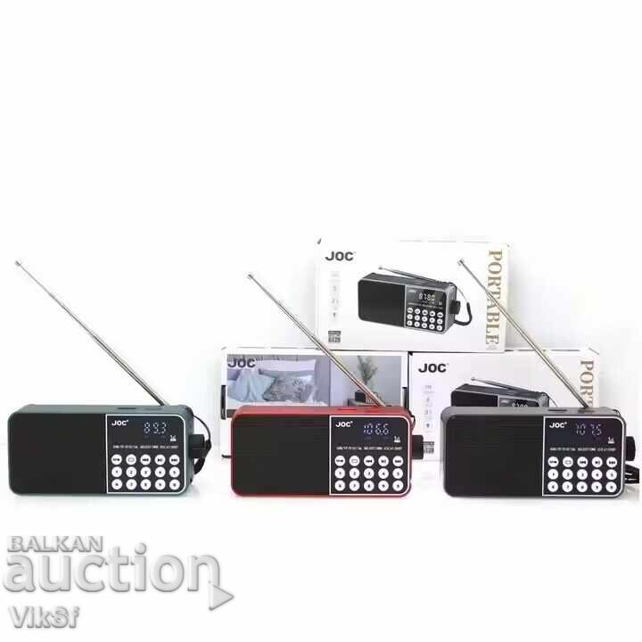 Auction  JOC 6128 BT Portable audio system, FM MP3 SD USB