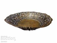 Old fruit bowl, brass lace(1.3)