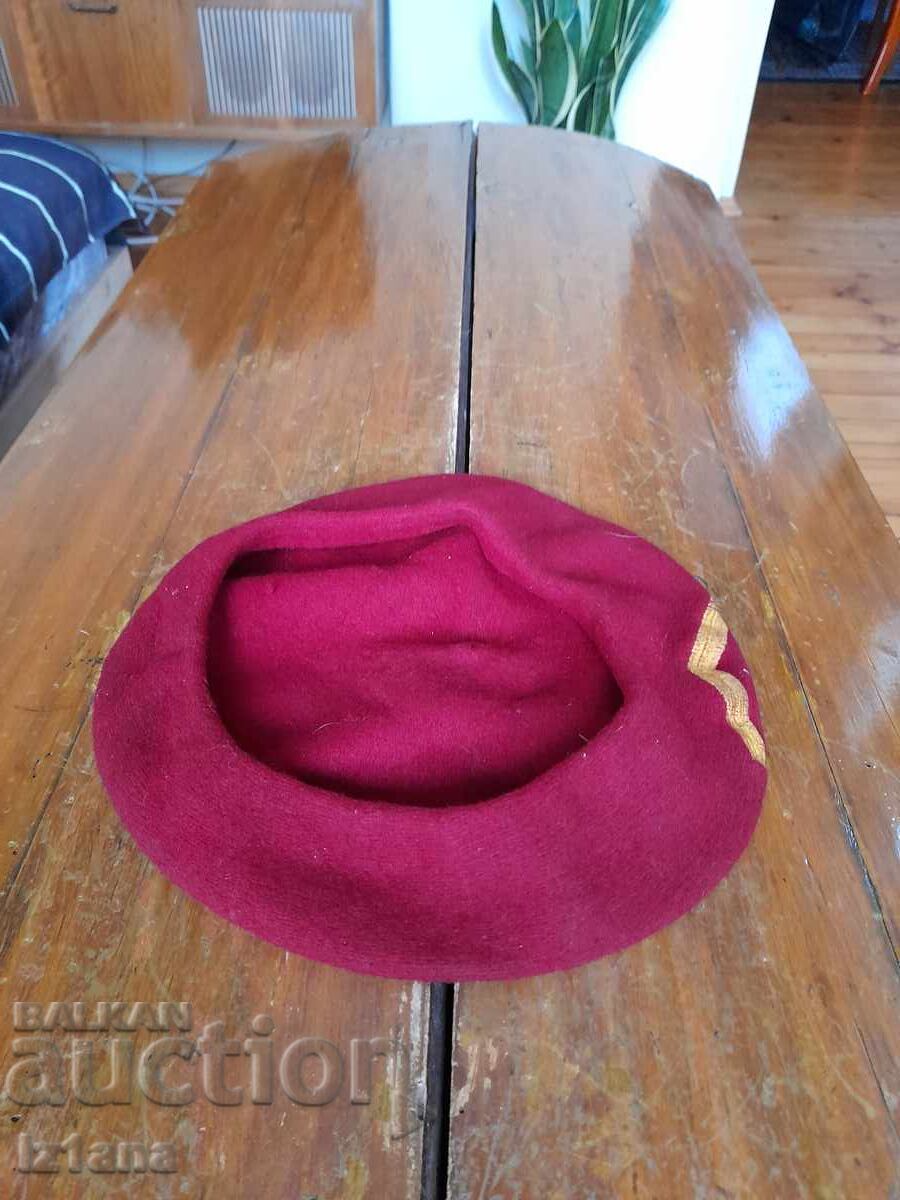 Old military beret, hat with price 32.00 BGN | € 16.36