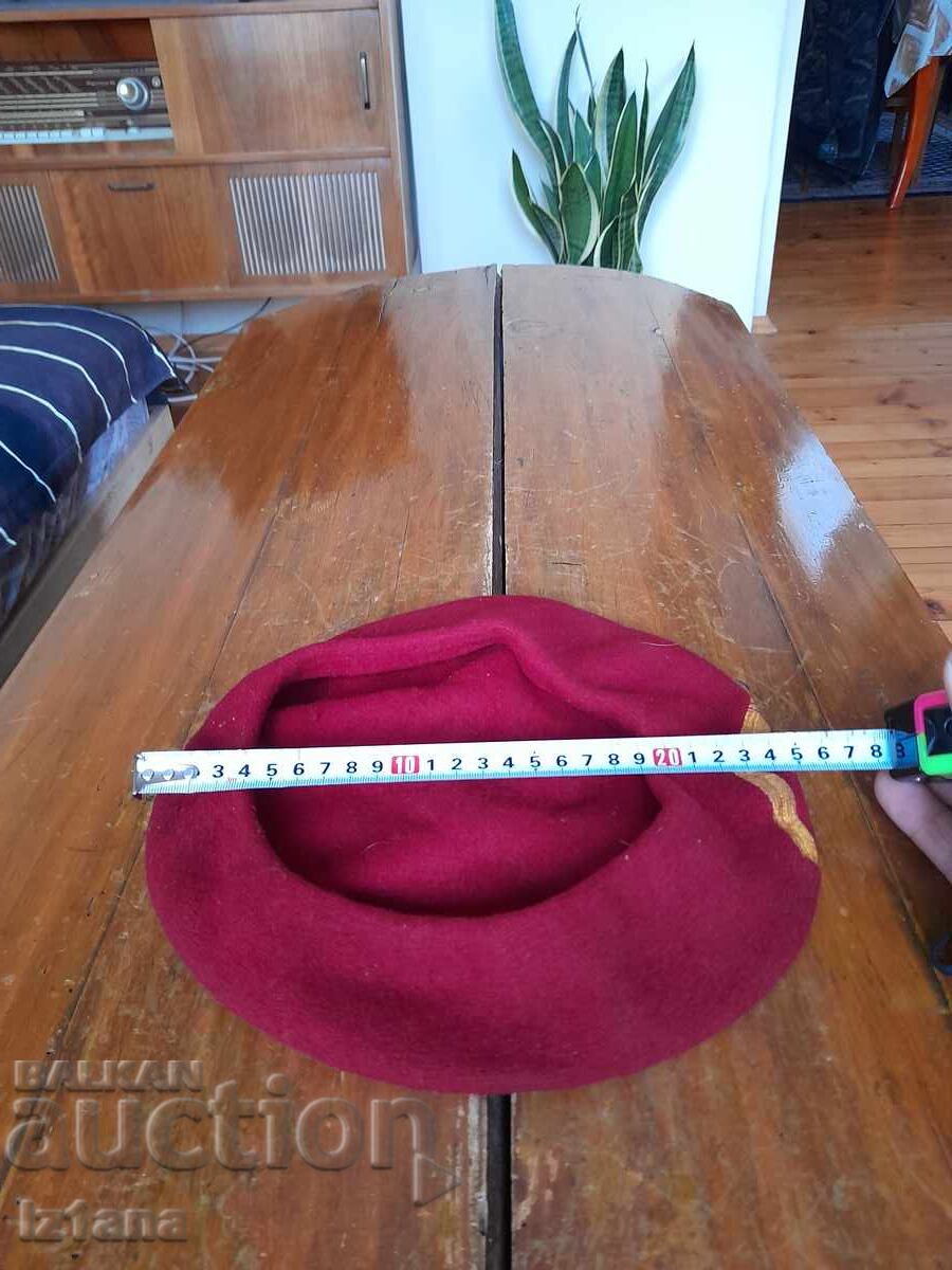 Auction  Old military beret, hat