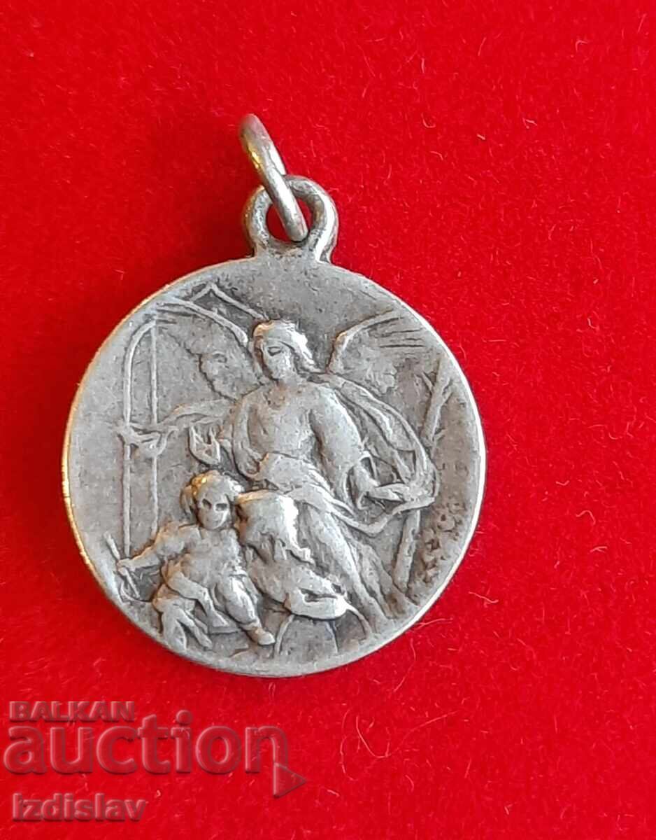 Religious French medallion St. Joseph and St. Archangel Michael with price 30.00 BGN | € 15.34 Religious French medallion St. Joseph and St. Archangel Michael with price 30.00 BGN | € 15.34