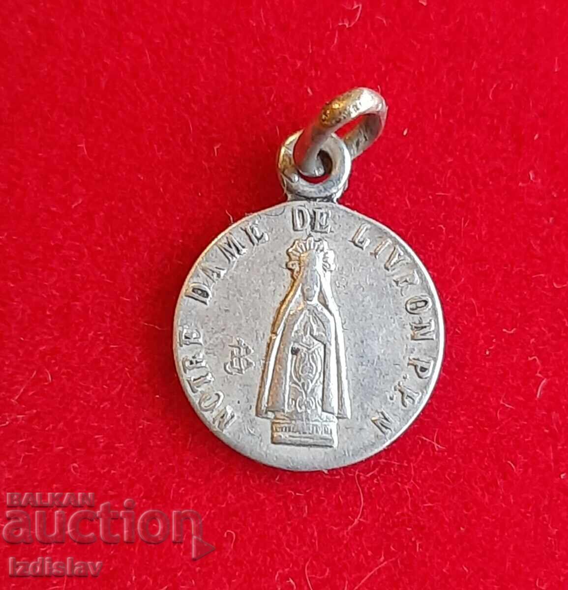Religious French medallion, pendant Religious French medallion, pendant